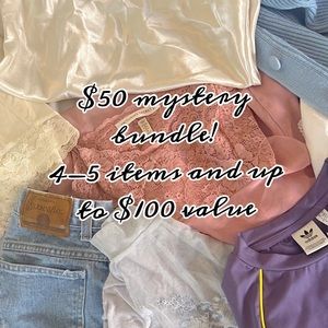 Mystery box of 4-5 items! -inventory with items NWT, vintage and thrifted!